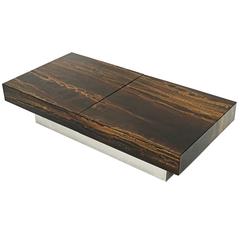1970s Guy Lefevre for Ligne Roset Cocktail Coffee Table Extendable 3