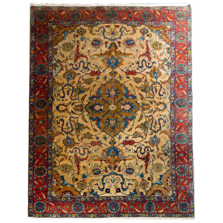 Antique Persian Tabriz rugs For Sale at 1stdibs
