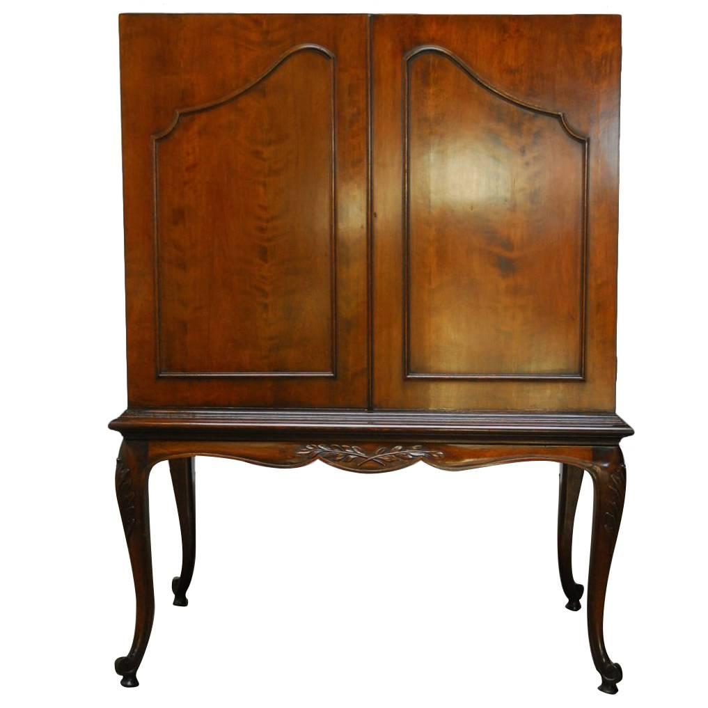 Louis XV Style Cabinet Armoire on Stand