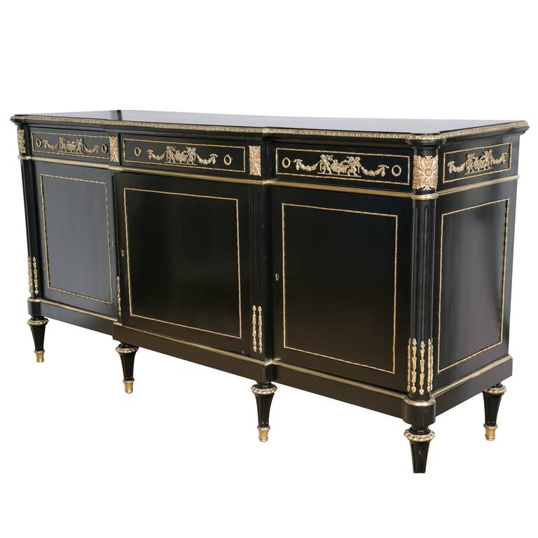 Louis XVI Style Sideboard by Maison Jansen at 1stdibs Louis XVI Style Sideboard by Maison Jansen at 1stdibs