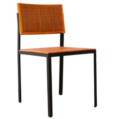 George Nelson Steel Frame Side Chair, 1950s