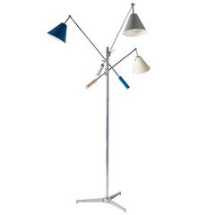 Signed Arredoluce Monza Triennale Floor Lamp by Angelo Lelli