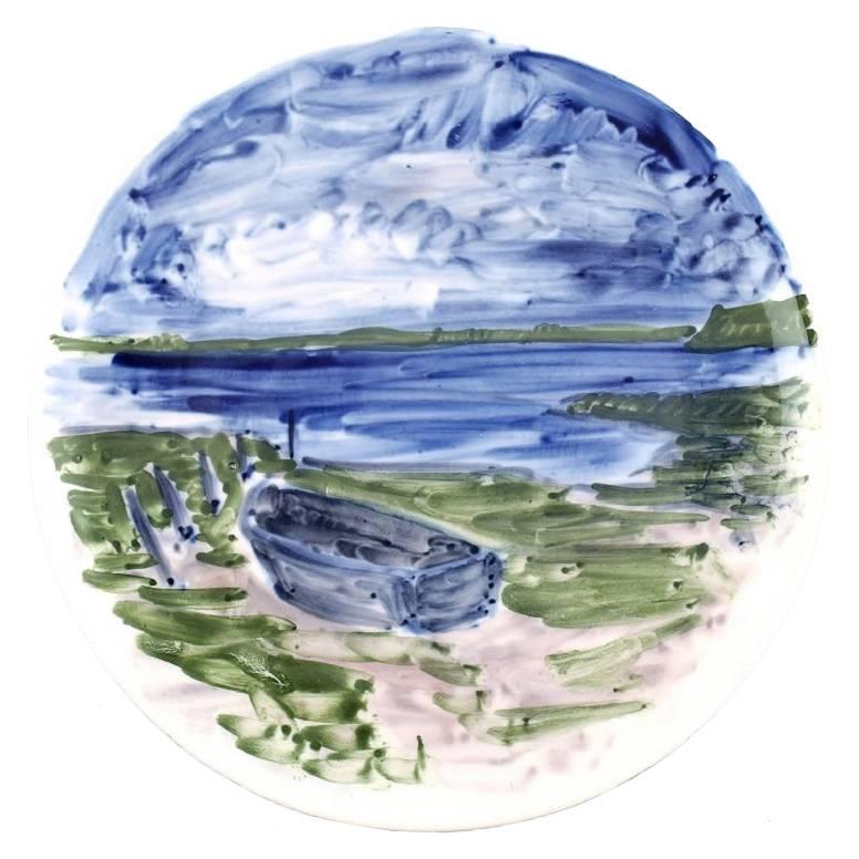 Lars Swane for Royal Copenhagen, Unique Sample Plate For Sale