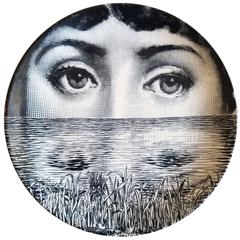 Piero Fornasetti Tema E Variazioni Plate, #89 of Lina Cavalieri's Face.