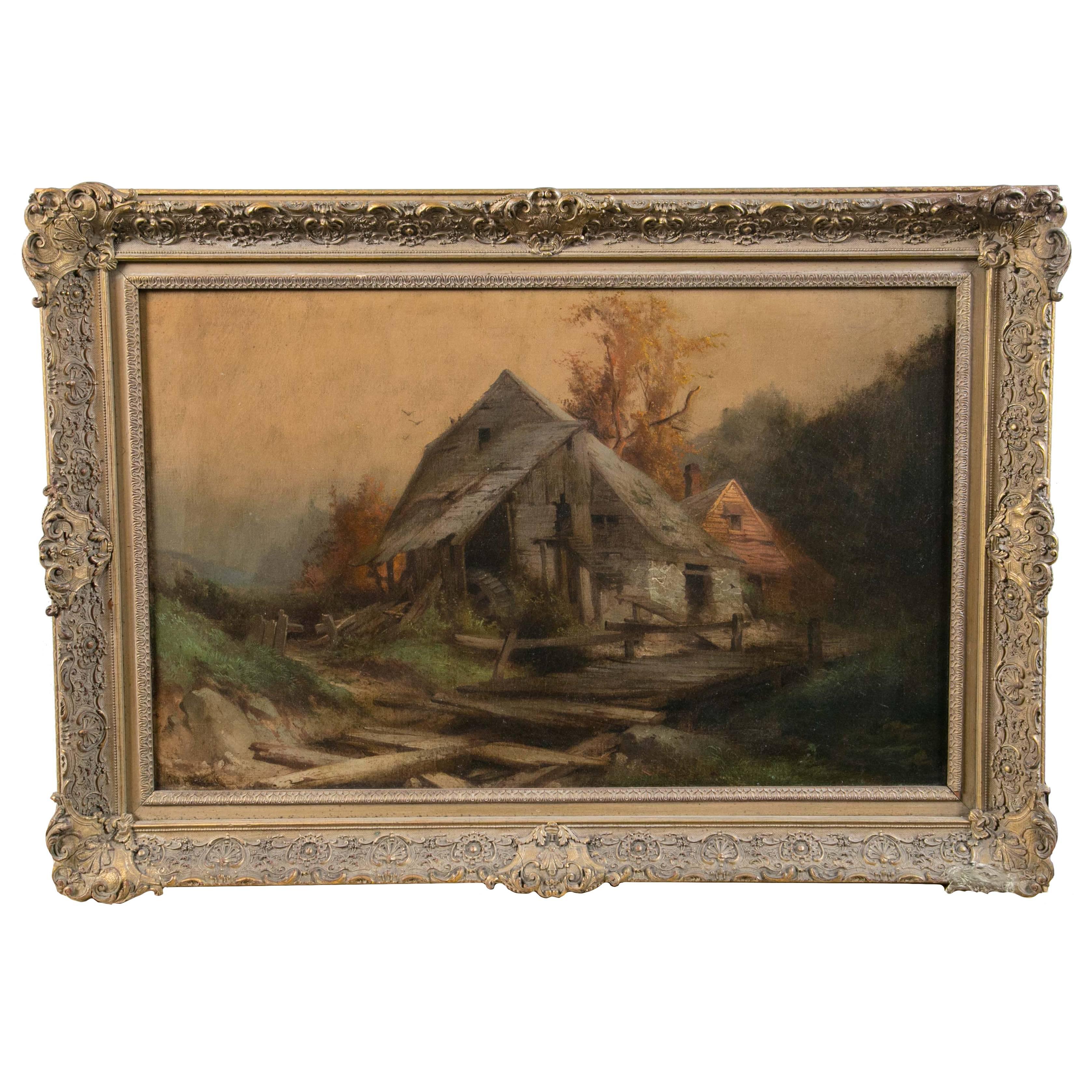 Charming Landscape Painting For Sale