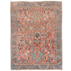 Antique Persian Serapi Rug with All-Over Design