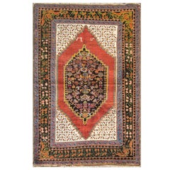  Antique Karabagh/Caucasian Rug, 4'8" x 7' Unique 