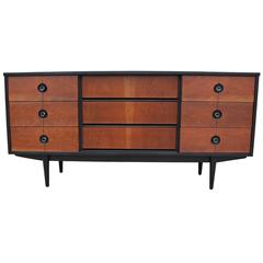 Stunning Two-Tone Figured Walnut Dresser