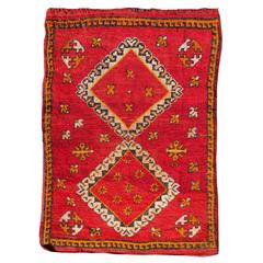 Vintage North African Tribal Rug