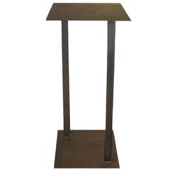 Pair of Belgian Steel Sculpture Stands
