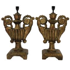 Pair of 18th Century Lamps
