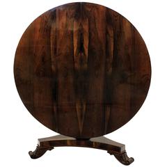 Fine English Regency Rosewood Center Table