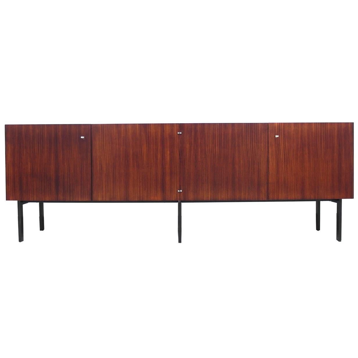 Rosewood Sideboard Attributed to Etienne Fermigier for Meubles et Fonction, 1961 For Sale