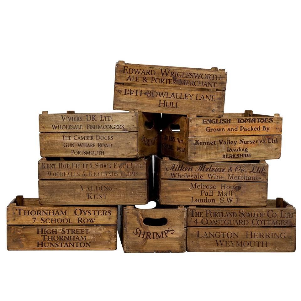 Original Old Wooden Decorative Boxes