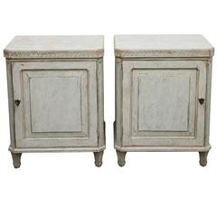 Pair of Swedish Antique Nightstands 19th Century