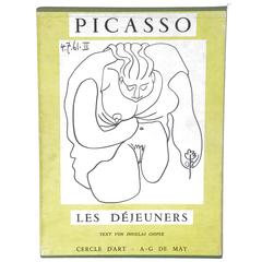 Picasso Book Les Déjeuners by Douglas Cooper Circle D'Art A+G De, May 1962