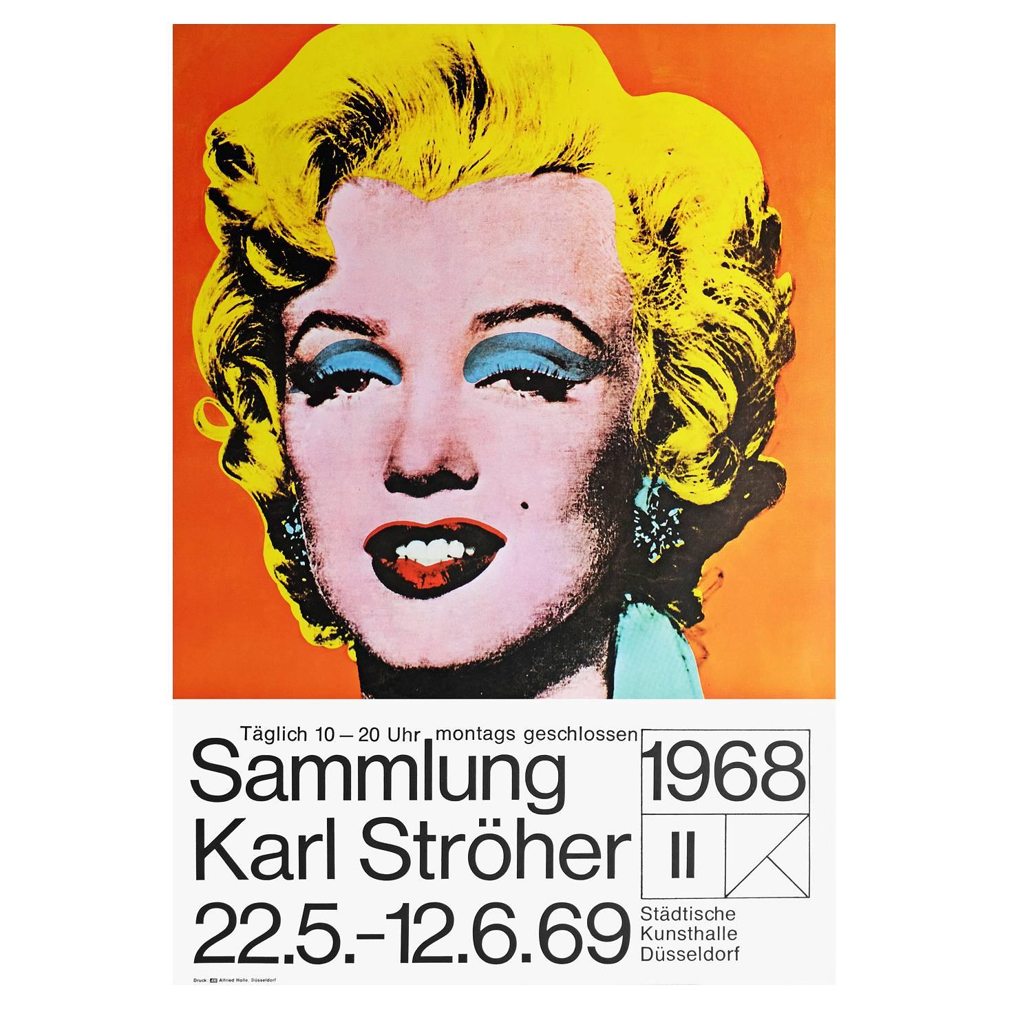Original 1960s Andy Warhol Exhibition Poster