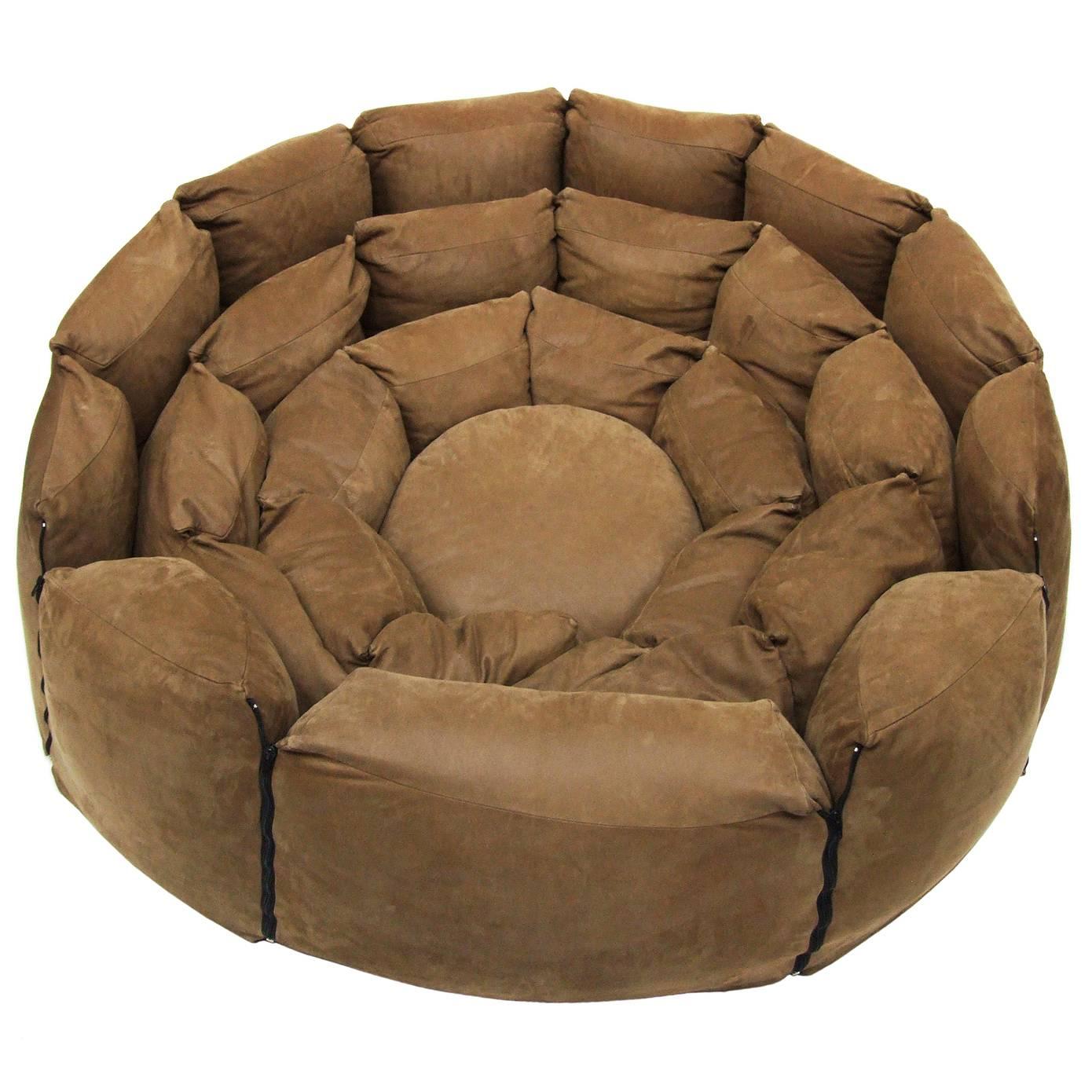 Italian Micama Leather Adjustable Sofa Daybed Modular Like Desede