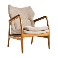 1960s Aksel Bender Madsen Bovenkamp Wingback Lounge Chair