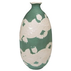 Giovanni Gariboldi Monumental Ceramic Vase for Richard Ginori San Cristoforo
