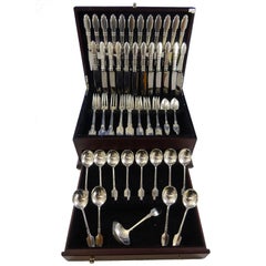 Robert Bruce by Graff, W & D Sterling Silver Flatware Service Set 85 Pcs Dinner