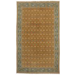 Mid-Century Modern Portuguese Rug with Transitional Style in Warm Colors 5