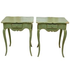 Pair of Louis XV Style Side Tables from Provence