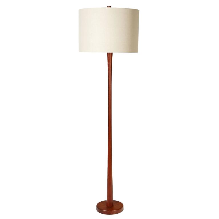 Martz Teak Floor Lamp at 1stDibs | teak floor lamps, martz floor lamp ...