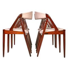 Kai Kristiansen Model 31 Rosewood Dining Chairs, Set of Six