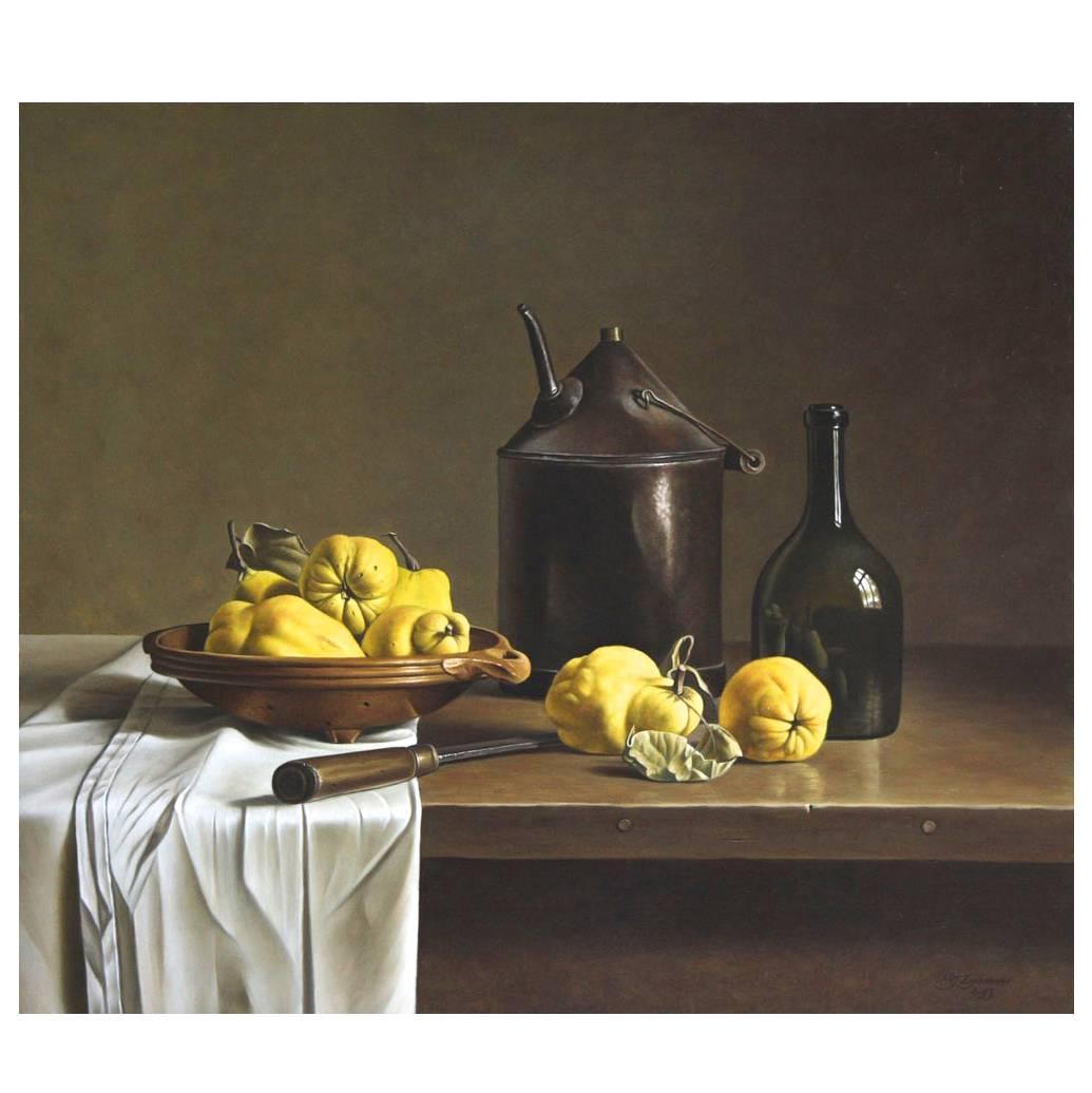 'Still Life with Quinces' by Stefaan Eyckmans For Sale