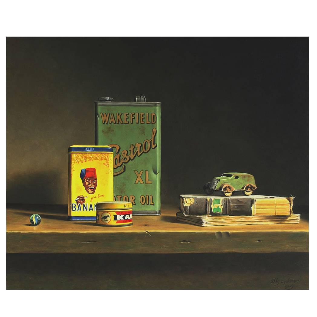 Still Life with Toy Car and Banania Tin by Stefaan Eyckmans