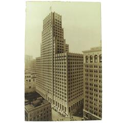  Signed Vintage 1927 Architectural Photo of the Russ Bldg. in San Francisco