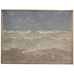 Vintage Royal Academy Painting of a Beach
