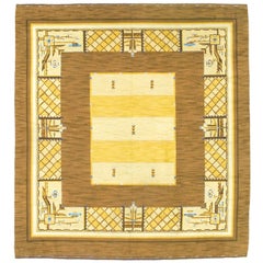 Early 20th Century Swedish Pile-Weave Carpet by Martha Gahn