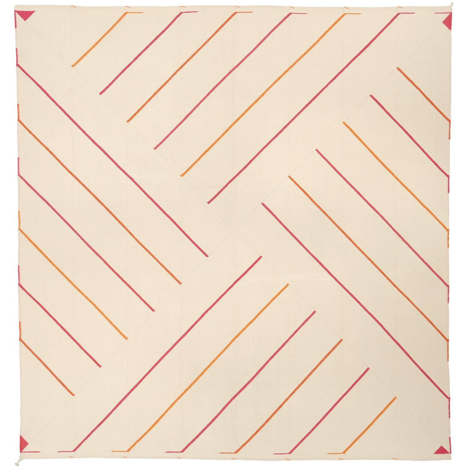 "Lynild" Alfombra danesa de tejido plano del siglo XX, de Vibeke Klint en venta
