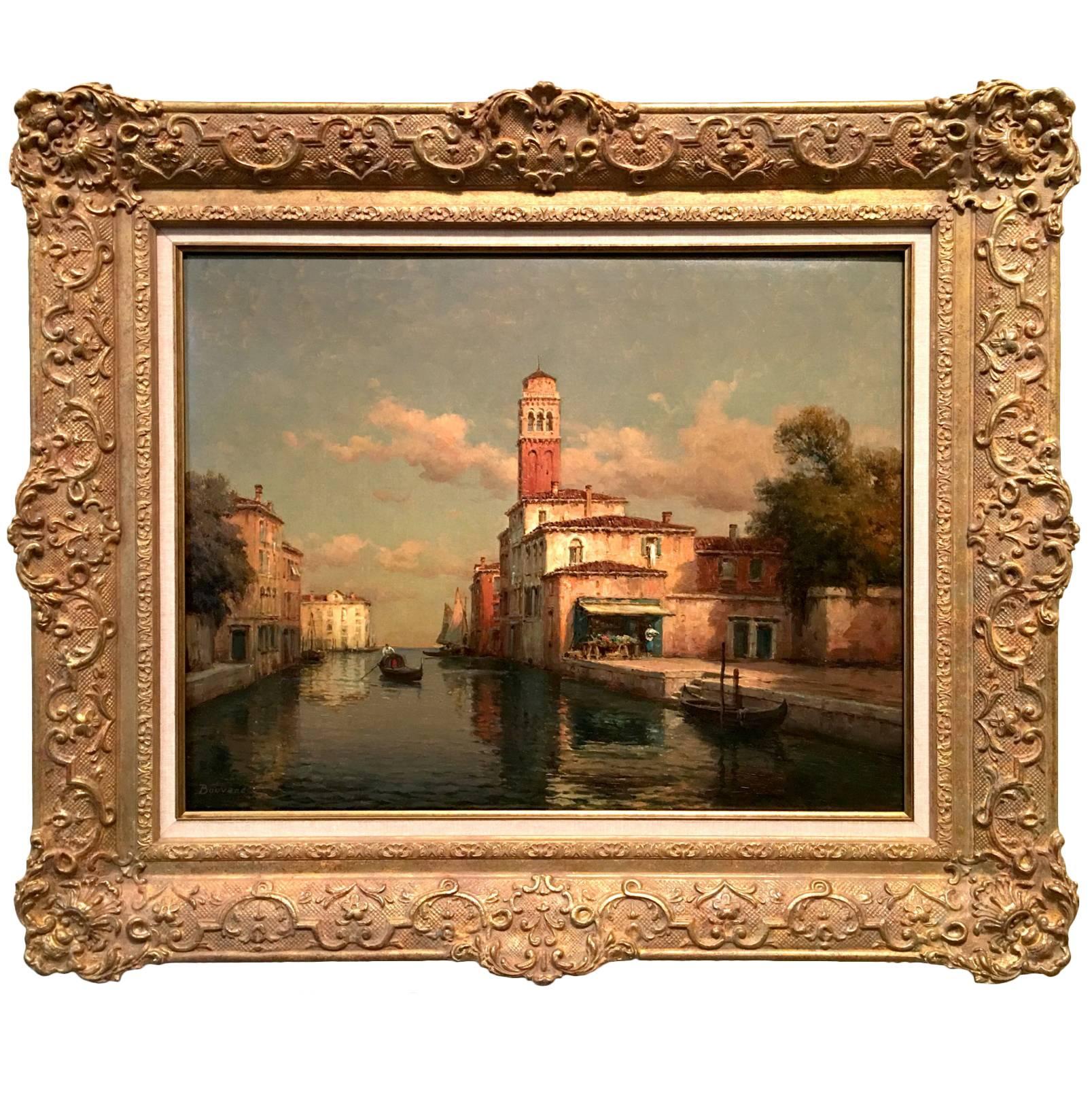View of Venice by Antoine Bouvard For Sale