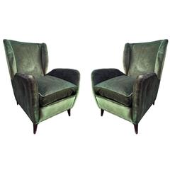 Rare Pair of Armchairs and a Sofa by Gio Ponti, 1948