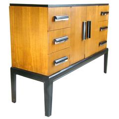 Exceptional Donald Deskey Machine Age Credenza or Sideboard Cabinet