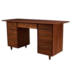 Mid-Century Solid Walnut Ace-Hi Desk