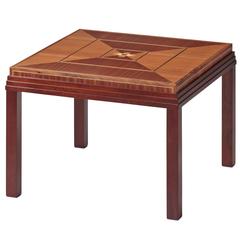 Saarinen House Sofa Table Designed 1929, Mahogany, Birch, Walnut Veneers