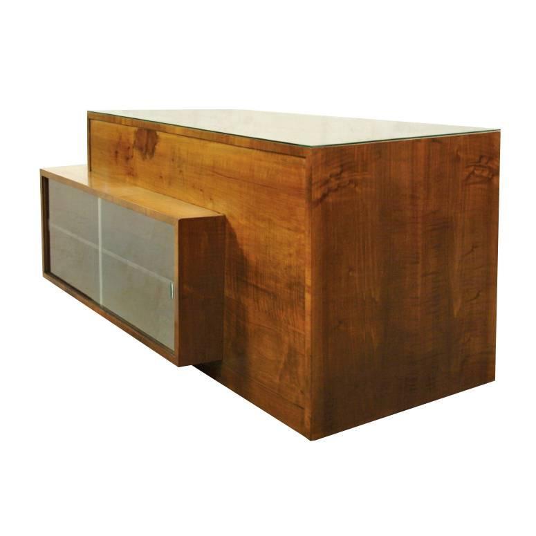 Desk with Built In Bookcase in Italian Rationalism Style