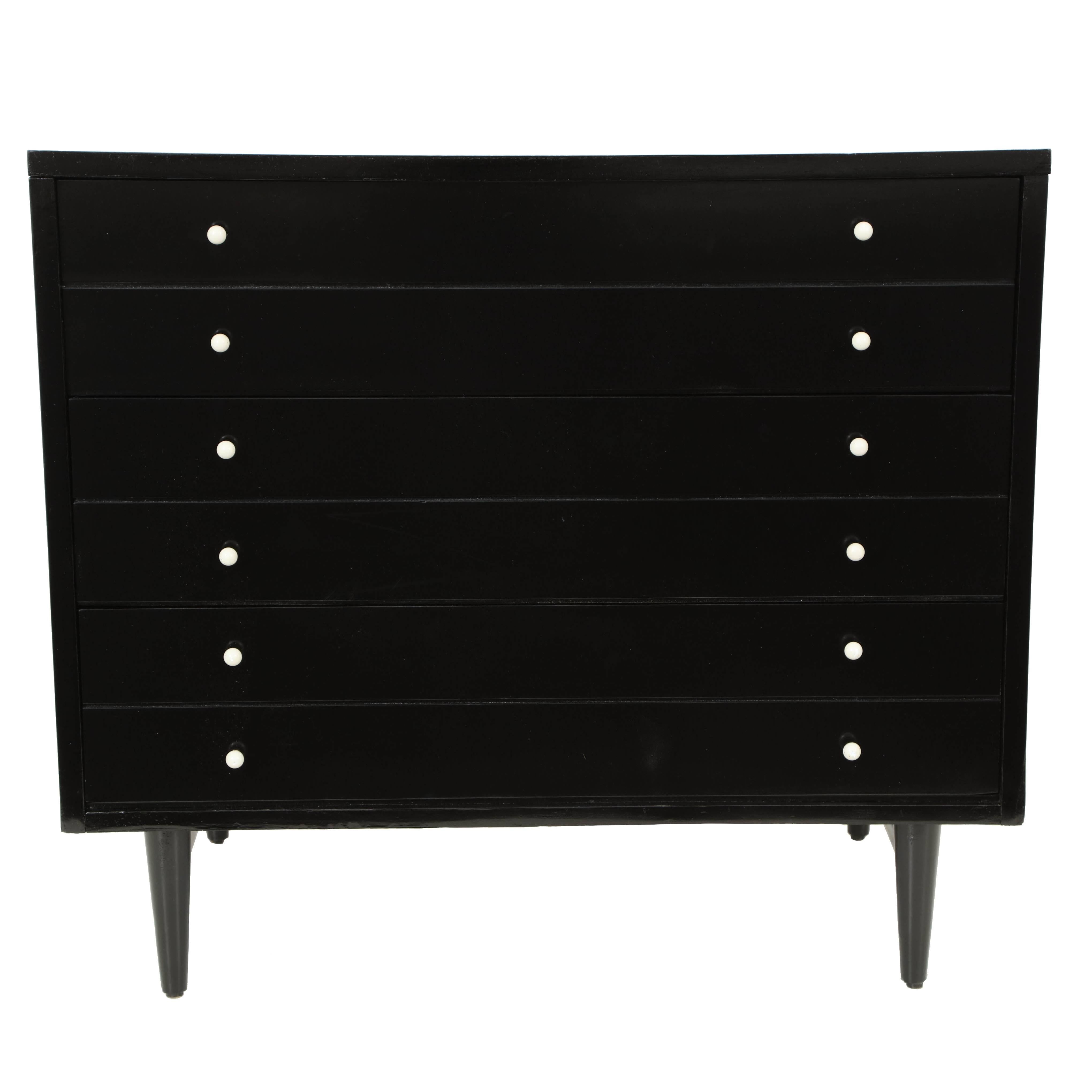 Black and White Chest of Drawers