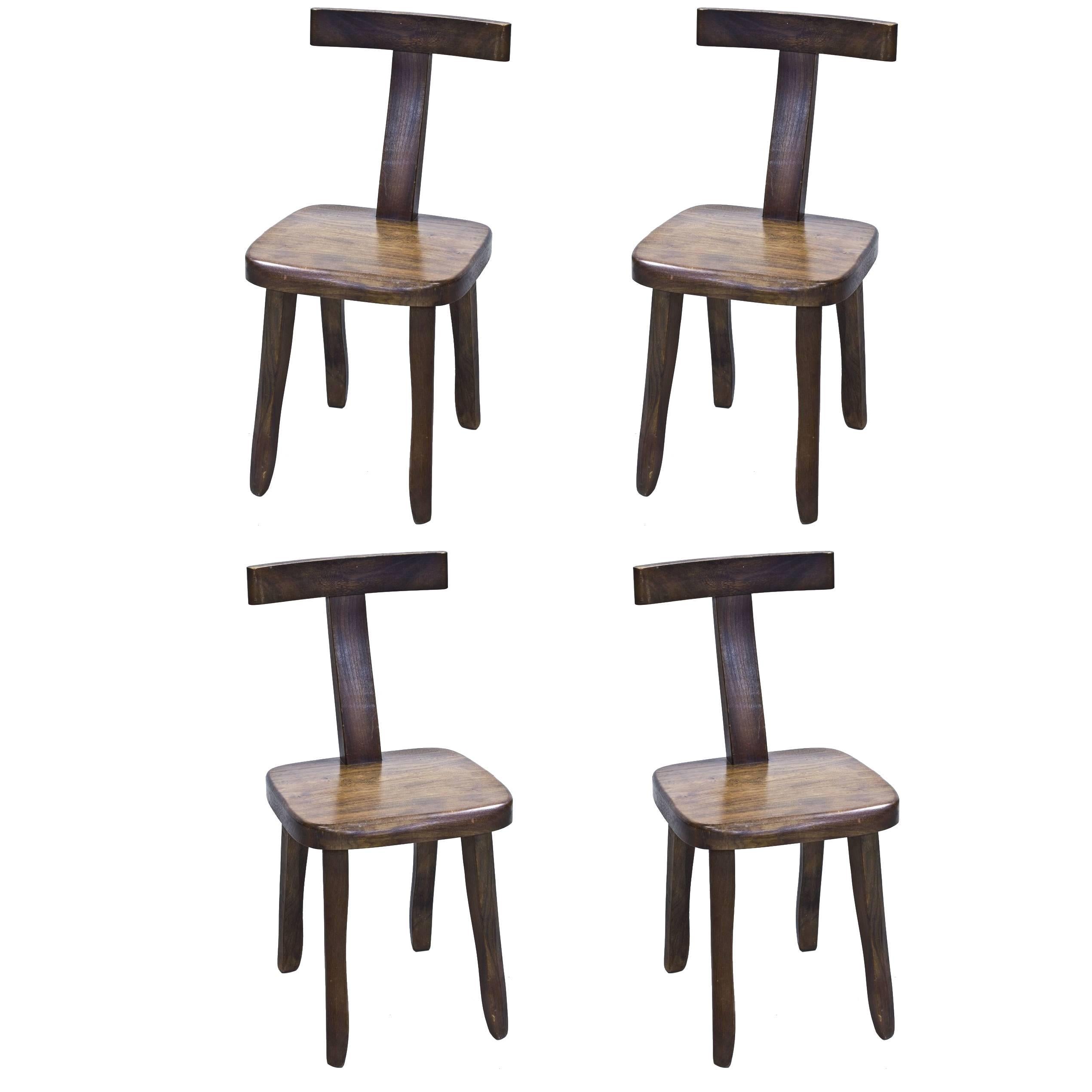 Olavi Hanninen for Mikko Nupponen Set of Four Teak Dining Chairs For Sale