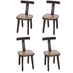 Olavi Hanninen for Mikko Nupponen Set of Four Teak Dining Chairs