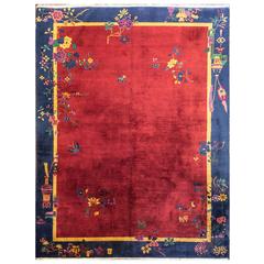 Wonderful Antique Art Deco Carpet