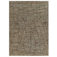 Moroccan Design Wool Area Rug