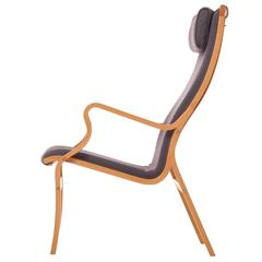 Danish Modern Bentwood Highback Lounge