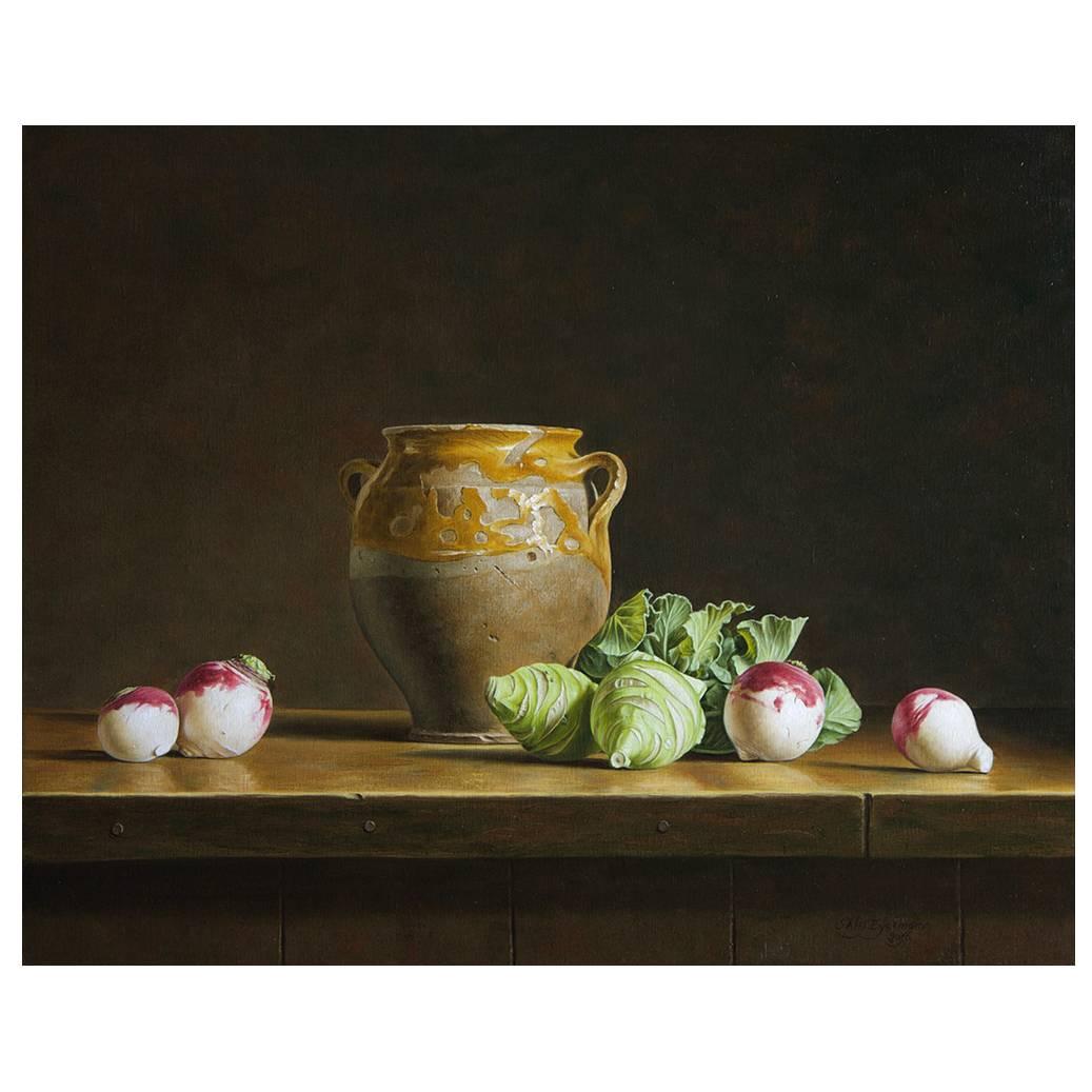 'Still Life with Kohlrabi and Turnips' by Stefaan Eyckmans