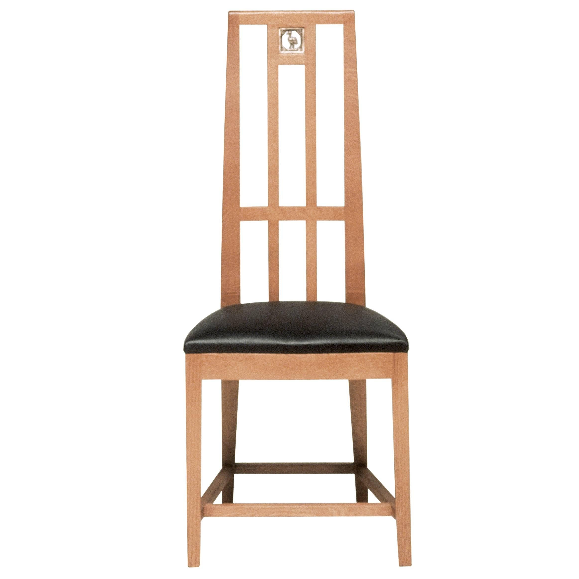 Boyschool Chair, Design by Eliel Saarinen Cranbrook, 1928, Oak - 6 pieces For Sale