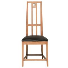 Boyschool Chair, Design by Eliel Saarinen Cranbrook, 1928, Oak - 6 pieces